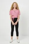 10-13 Yaş Sportive Girls Cooles Kız Çocuk 3'Lü Takım-Pembe