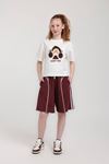 5-14 Yaş Sweet Pop Kız Çocuk Takım-Bordo
