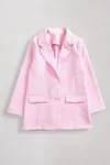 9-14 Yaş Magnolia Kız Çocuk Blazer Ceket-Şeker Pembe