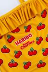 3-12 Yaş Lisanslı Haribo Kız Çocuk Mayo-Sarı