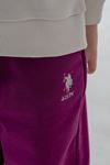 4-14 Yaş Lisanslı Us Polo Assn Kız Çocuk Takım-Ekru