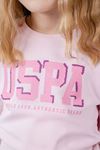 4-14 Yaş Lisanslı Us Polo Assn Kız Çocuk Takım-Pembe
