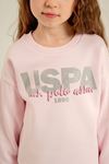 4-14 Yaş Lisanslı Us Polo Assn Kız Çocuk Takım-Pembe