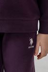 4-14 Yaş Lisanslı Us Polo Assn Kız Çocuk Takım-Mor