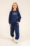 4-14 Yaş Lisanslı Us Polo Assn Kız Çocuk Takım-Lacivert