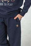 4-14 Yaş Lisanslı Us Polo Assn Erkek Çocuk Takım-Lacivert