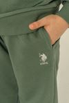 4-14 Yaş Lisanslı Us Polo Assn Erkek Çocuk Takım-Haki