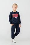 4-14 Yaş Lisanslı Us Polo Assn Erkek Çocuk Takım-Lacivert