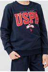 4-14 Yaş Lisanslı Us Polo Assn Erkek Çocuk Takım-Lacivert