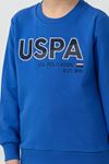 4-14 Yaş Lisanslı Us Polo Assn Erkek Çocuk Takım-Saks