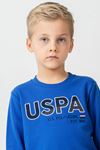 4-14 Yaş Lisanslı Us Polo Assn Erkek Çocuk Takım-Saks