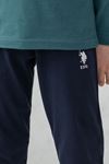 4-14 Yaş Lisanslı Us Polo Assn Erkek Çocuk Takım-Petrol