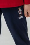 4-14 Yaş Lisanslı Us Polo Assn Erkek Çocuk Takım-Kırmızı