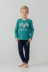 4-14 Yaş Lisanslı Us Polo Assn Erkek Çocuk Takım-Petrol