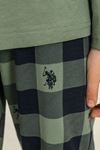 4-14 Yaş Lisanslı Us Polo Assn Erkek Çocuk Takım-Haki