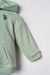 6-36 Ay Lisanslı Us Polo Assn Kız Bebek Takım-Su Yeşili