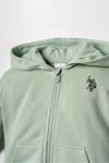 6-36 Ay Lisanslı Us Polo Assn Kız Bebek Takım-Su Yeşili