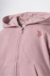 6-36 Ay Lisanslı Us Polo Assn Kız Bebek Takım-Gül Kurusu