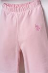 6-36 Ay Lisanslı Us Polo Assn Kız Bebek Takım-Şeker Pembe