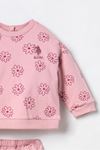6-36 Ay Lisanslı Us Polo Assn Kız Bebek Takım-Pembe