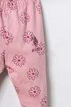6-36 Ay Lisanslı Us Polo Assn Kız Bebek Takım-Pembe