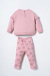 6-36 Ay Lisanslı Us Polo Assn Kız Bebek Takım-Pembe