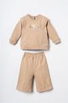 6-36 Ay Lisanslı Us Polo Assn Kız Bebek Takım-Latte