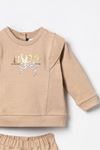6-36 Ay Lisanslı Us Polo Assn Kız Bebek Takım-Latte