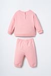 6-36 Ay Lisanslı Us Polo Assn Kız Bebek Takım-Pembe