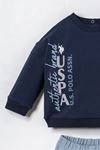 6-36 Ay Lisanslı Us Polo Assn Erkek Bebek Takım-Lacivert