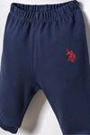 6-36 Ay Lisanslı Us Polo Assn Erkek Bebek Takım-Kırmızı