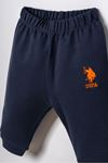 6-36 Ay Lisanslı Us Polo Assn Erkek Bebek Takım-Saks