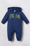 3-18 Ay Lisanslı Us Polo Assn Erkek Bebek Tulum-İndigo