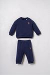 6-36 Ay Lisanslı Us Polo Assn Erkek Bebek Takım-Lacivert