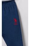 6-36 Ay Lisanslı Us Polo Assn Erkek Bebek 3'Lü Takım-Lacivert