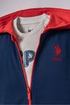 6-36 Ay Lisanslı Us Polo Assn Erkek Bebek 3'Lü Takım-Lacivert