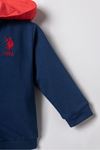 6-36 Ay Lisanslı Us Polo Assn Erkek Bebek 3'Lü Takım-Lacivert
