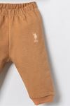 6-36 Ay Lisanslı Us Polo Assn Erkek Bebek Takım-Latte