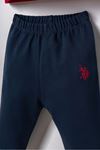 6-36 Ay Lisanslı Us Polo Assn Erkek Bebek Takım-Kırmızı