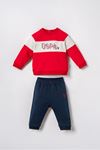6-36 Ay Lisanslı Us Polo Assn Erkek Bebek Takım-Kırmızı