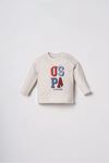 6-36 Ay Lisanslı Us Polo Assn Erkek Bebek 3'Lü Takım-Kırmızı