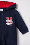 3-18 Ay Lisanslı Us Polo Assn Erkek Bebek Tulum-Lacivert