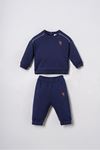 6-36 Ay Lisanslı Us Polo Assn Erkek Bebek Takım-Lacivert
