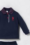 6-36 Ay Lisanslı Us Polo Assn Erkek Bebek Takım-Lacivert