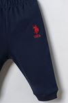 6-36 Ay Lisanslı Us Polo Assn Erkek Bebek Takım-Lacivert