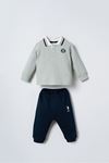 6-36 Ay Lisanslı Us Polo Assn Erkek Bebek Takım-Taş