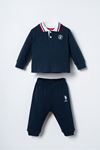 6-36 Ay Lisanslı Us Polo Assn Erkek Bebek Takım-Lacivert
