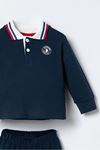 6-36 Ay Lisanslı Us Polo Assn Erkek Bebek Takım-Lacivert