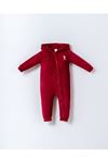 9-36 Ay Lisanslı Us Polo Assn Erkek Bebek Tulum-Bordo