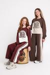 10-14 Yaş Run Street Kız Çocuk Takım-Mocca